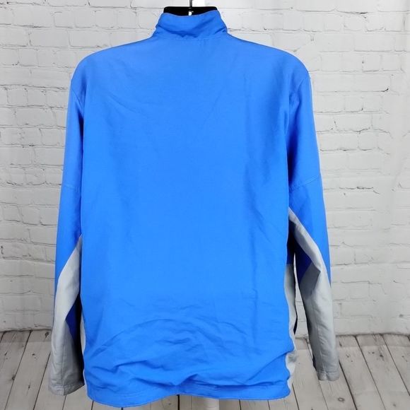 Reebok Blue Gray Zip Up Track Jacket - Picture 2 of 13